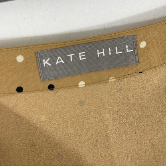 Kate Hill Women’s MIDI Skirt 100% Silk Fully Lined Size: 8 - Picture 6 of 9